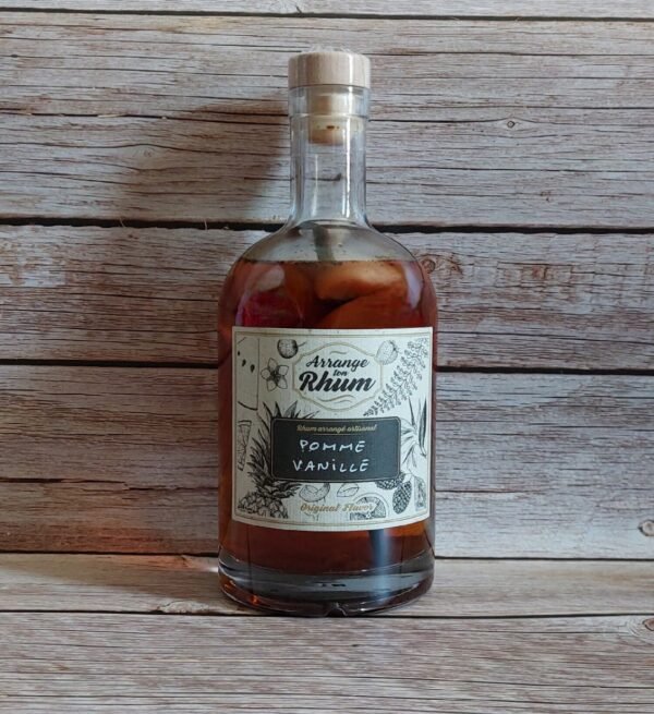Rhum arrangé à la Pomme et à la Vanille de l'Ouganda