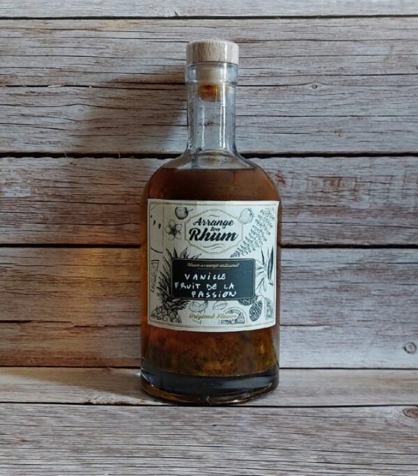Rhum arrangé à la Vanille et au Fruit de la passion