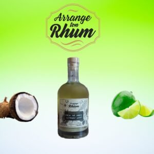 Rhum arrangé à la Noix de Coco et au Citron Vert
