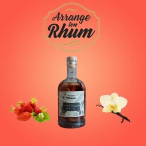Rhum arrangé à la Fraise et à la Vanille