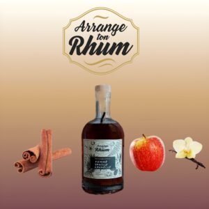 Rhum arrangé à la Pomme, à la Vanille et à la Cannelle