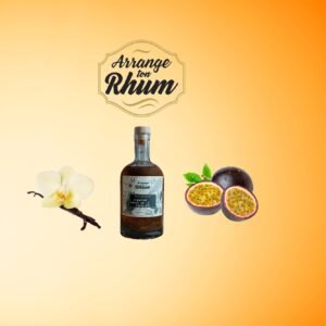 Rhum arrangé à la vanille de l'Ouganda et au Fruit de la Passion