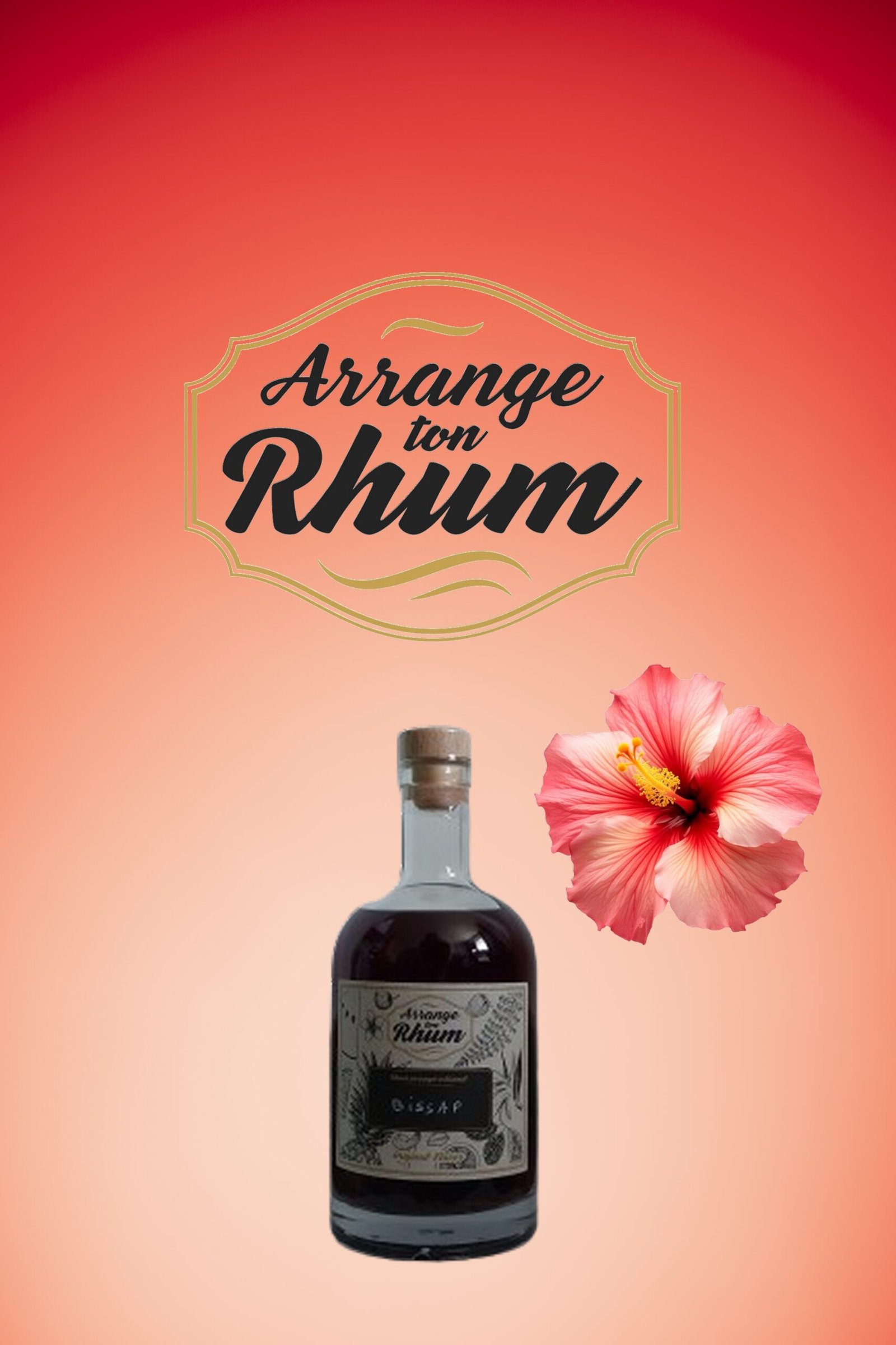Rhum arrangé à l'hibiscus