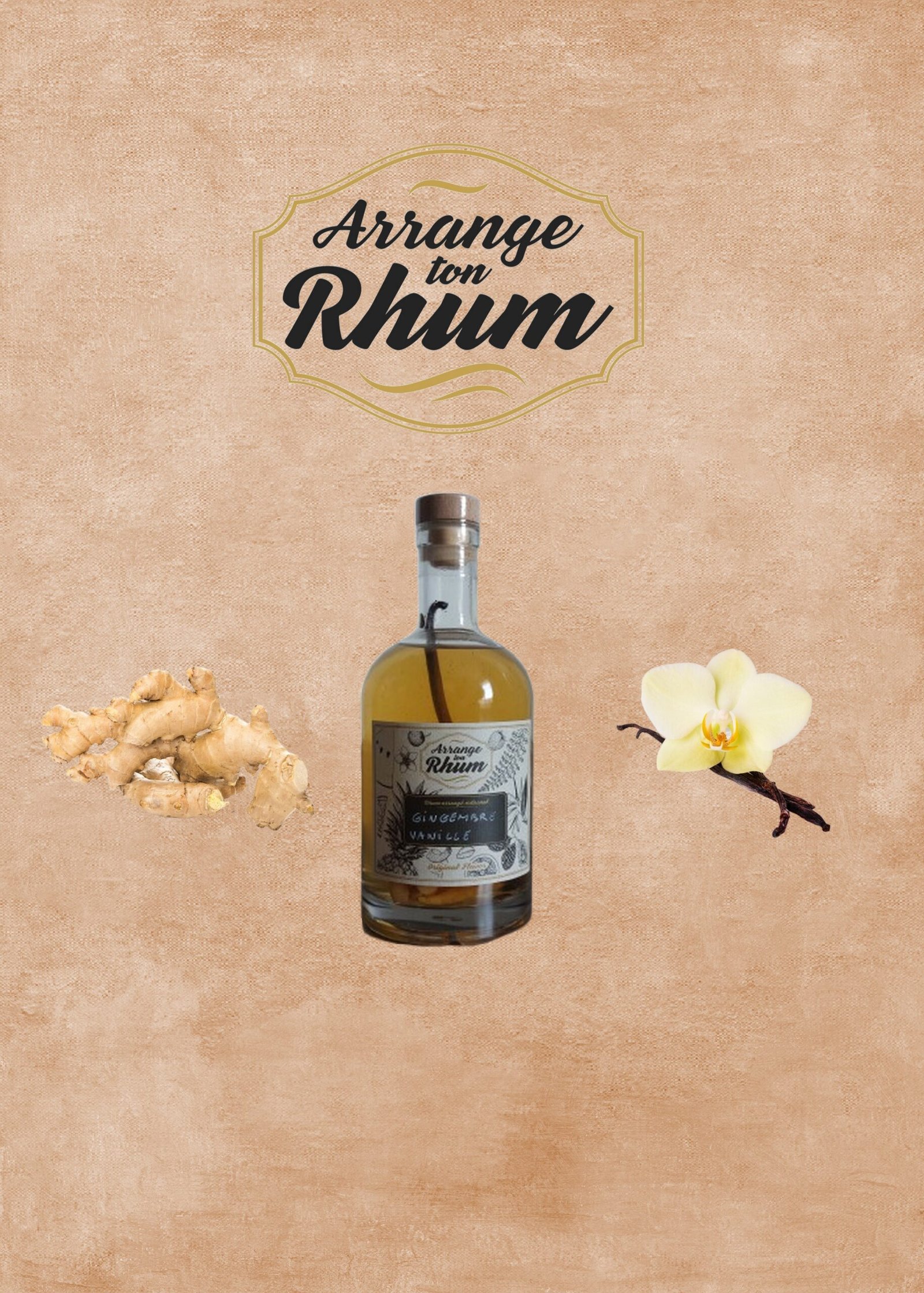Rhum arrangé Gingembre Vanille